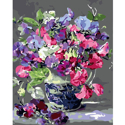 Sweet Pea Bouquet - 40x50 cm paint by numbers kit