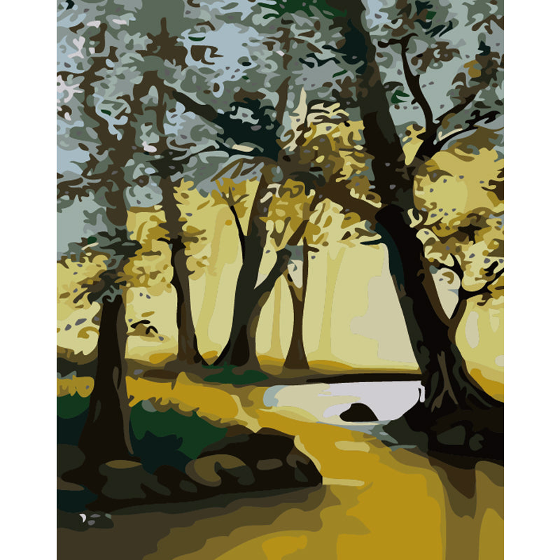 Sunlit Forest Stream - 40x50 cm paint by numbers kit