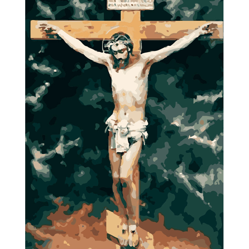 Sacred Crucifix - 40x50 cm paint by numbers kit
