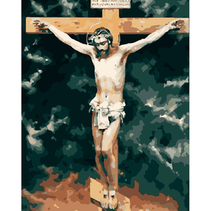 Sacred Crucifix - 40x50 cm paint by numbers kit