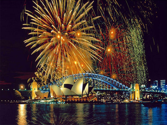 Sydney Fireworks Night - 40x50 cm paint by numbers kit