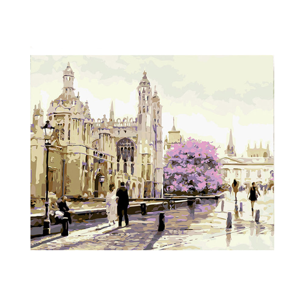 Lavender City Promenade - 40x50 cm paint by numbers kit