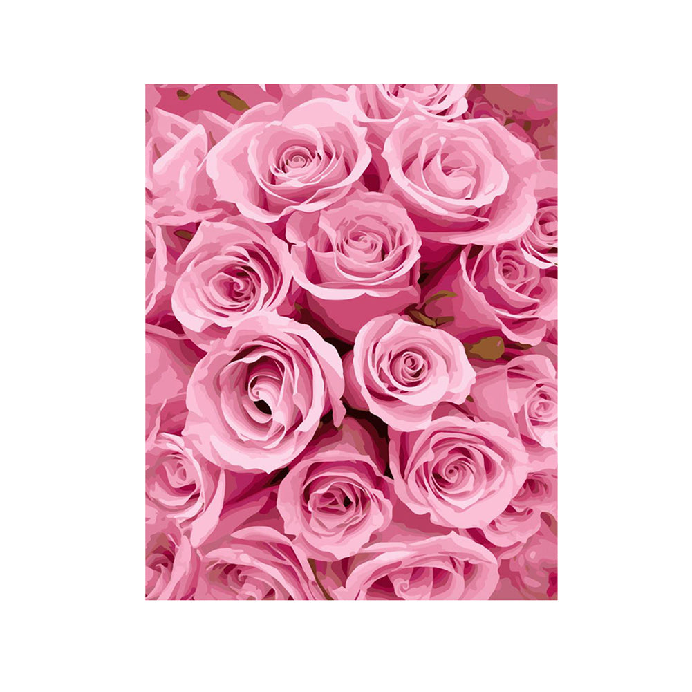 Blush Pink Rose Garden - 40x50 cm paint by numbers kit