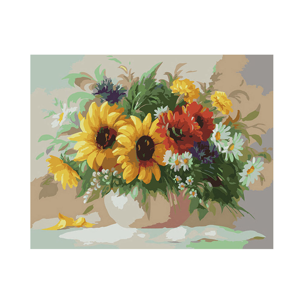 Sunflowers and Wildflowers - 40x50 cm paint by numbers kit