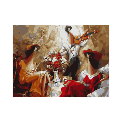 Dramatic Opera Performance - 40x50 cm paint by numbers kit