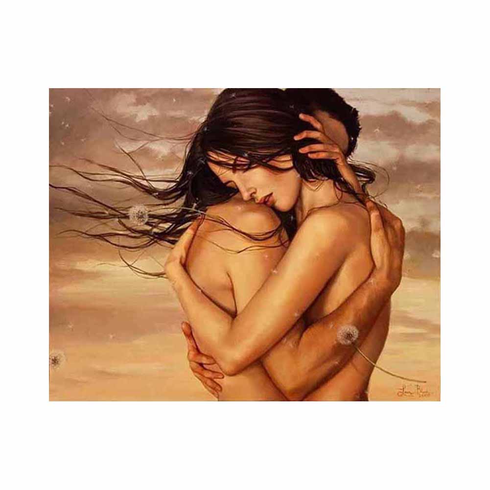 Tender Lovers Embrace - 40x50 cm paint by numbers kit