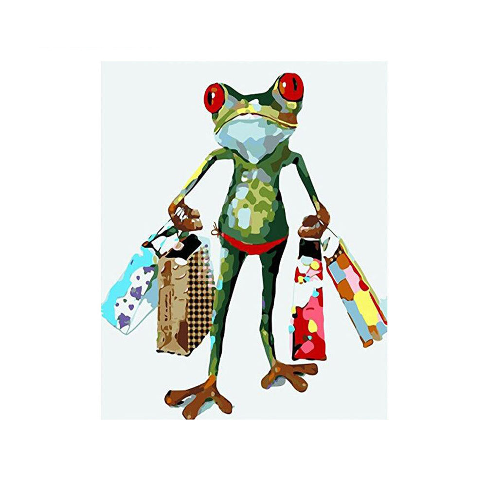 Shopping Frog - 40x50 cm paint by numbers kit