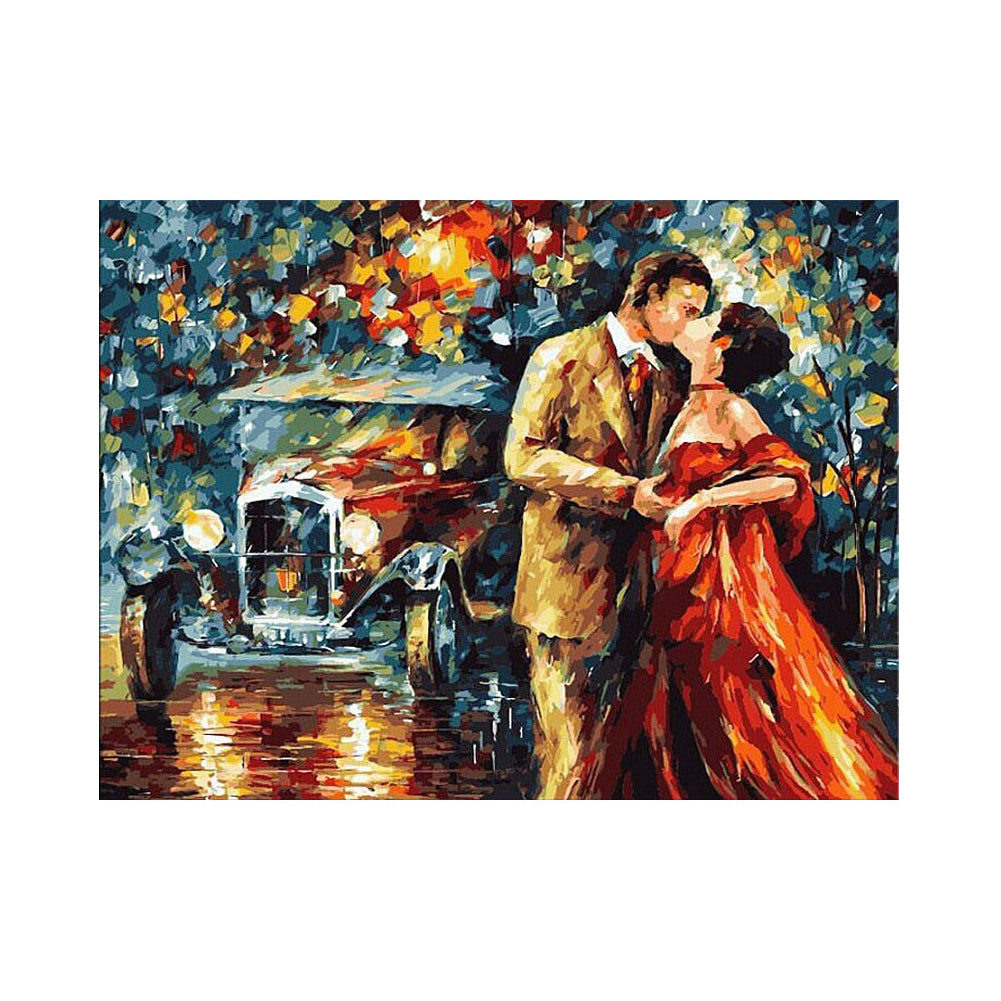 Rainy Night Romance - 40x50 cm paint by numbers kit