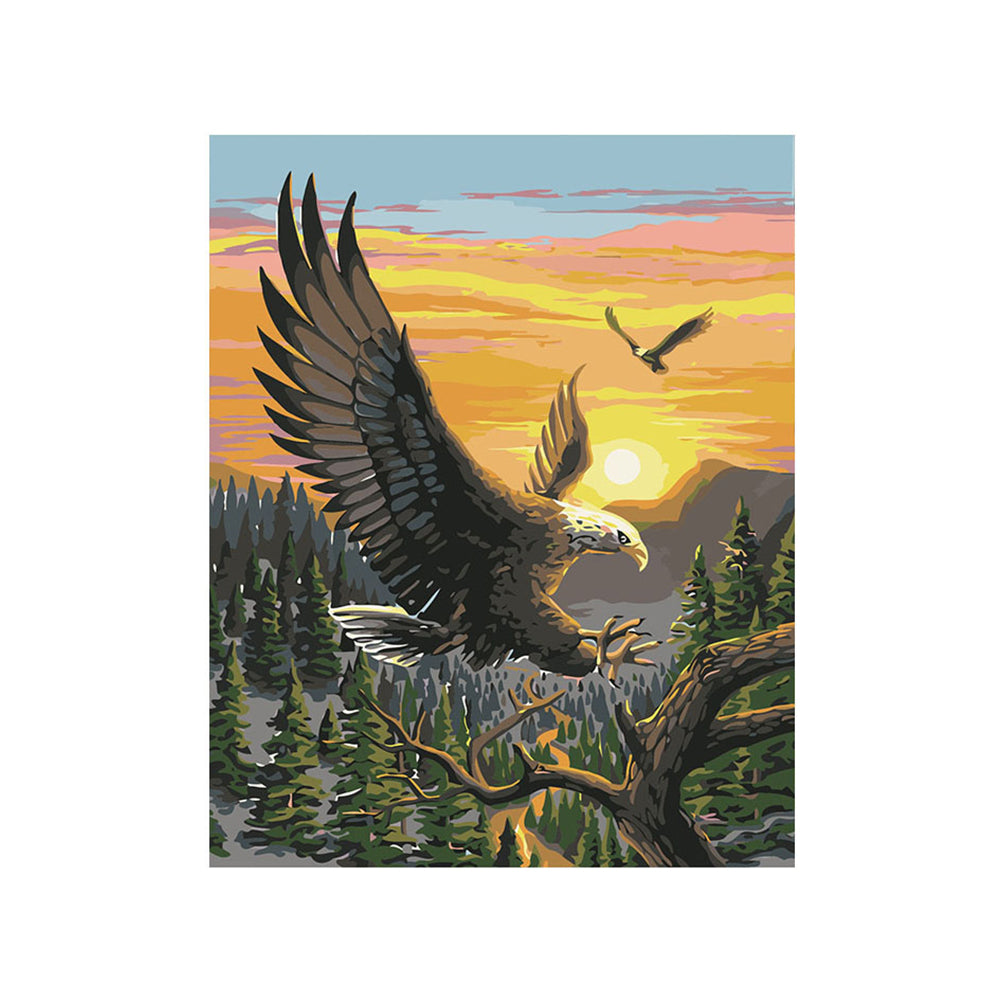 Eagle at Sunset - 40x50 cm paint by numbers kit