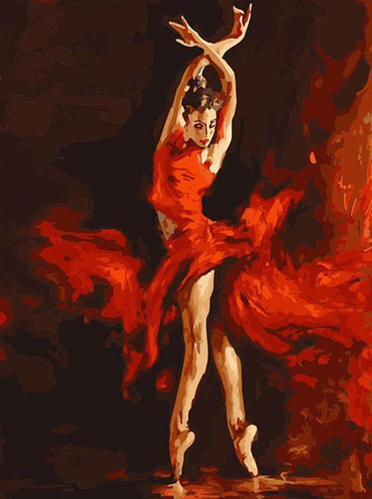 Flamenco Dancer - 40x50 cm paint by numbers kit