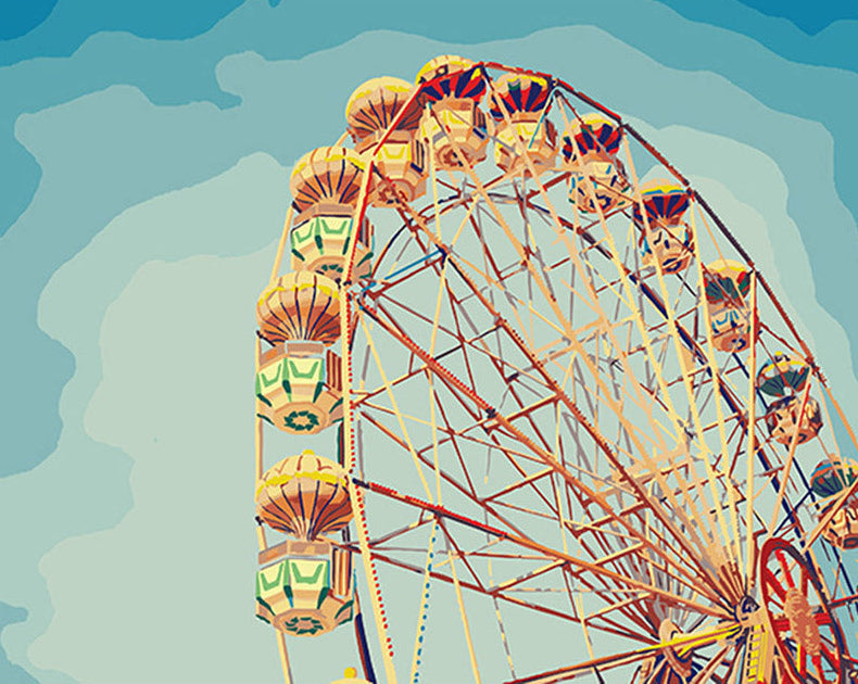 Dream Ferris Wheel - 40x50 cm paint by numbers kit
