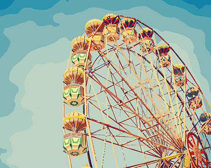 Dream Ferris Wheel - 40x50 cm paint by numbers kit