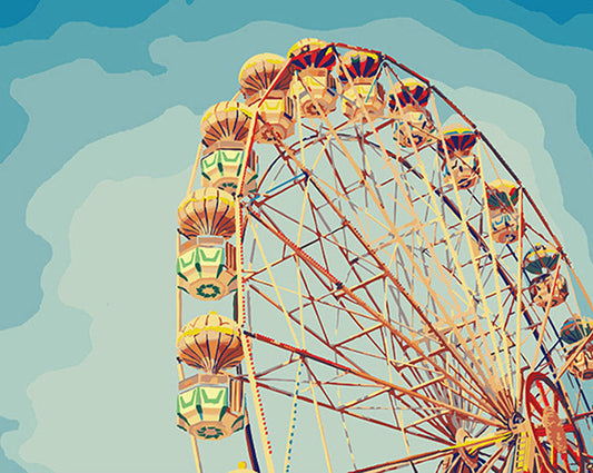 Dream Ferris Wheel - 40x50 cm paint by numbers kit