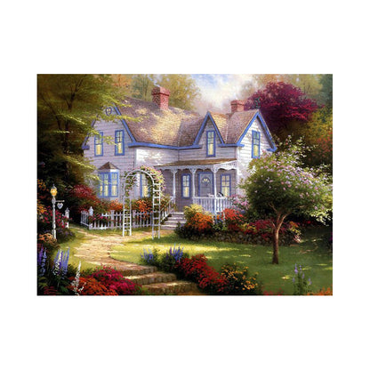 Garden Cottage in Bloom - 40x50 cm paint by numbers kit