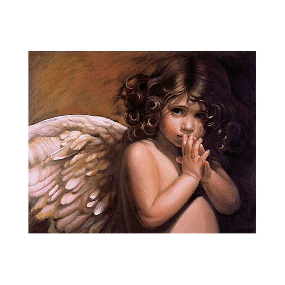 Praying Little Angel - 40x50 cm paint by numbers kit
