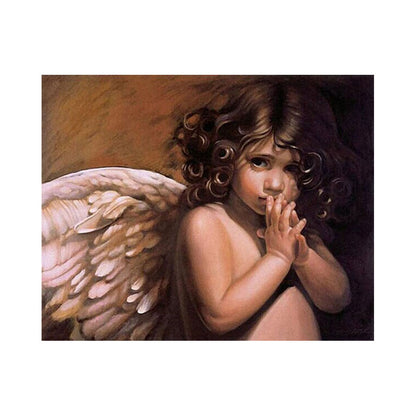 Praying Little Angel - 40x50 cm paint by numbers kit