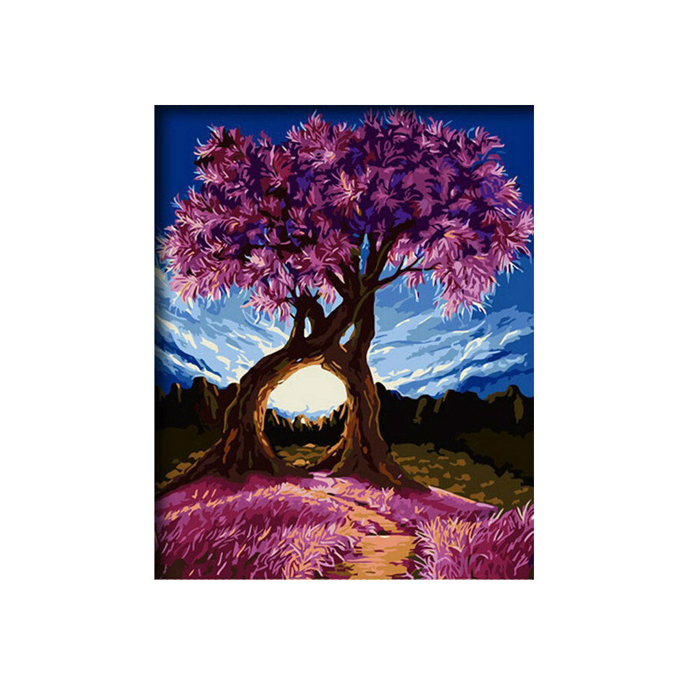 Enchanted Purple Tree - 40x50 cm paint by numbers kit