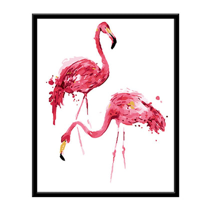 Watercolor Flamingo Pair - 40x50 cm paint by numbers kit
