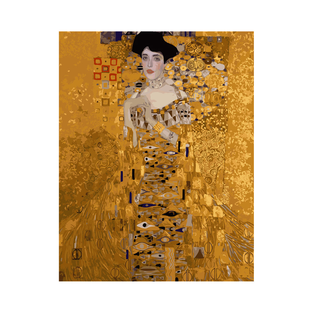 Golden Portrait Elegance - 40x50 cm paint by numbers kit