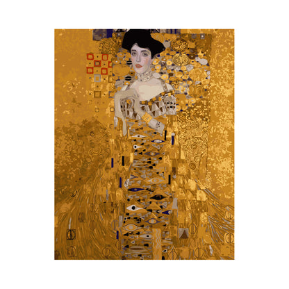 Golden Portrait Elegance - 40x50 cm paint by numbers kit