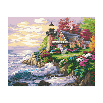 Seaside Lighthouse Garden - 40x50 cm paint by numbers kit