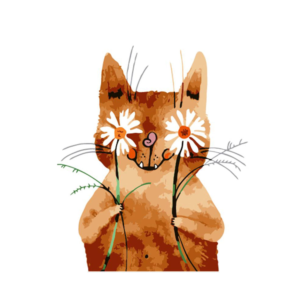 Daisy Eyed Cat - 40x50 cm paint by numbers kit