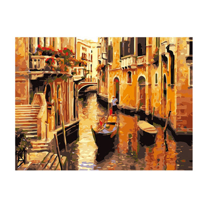 Golden Venice Passage - 40x50 cm paint by numbers kit