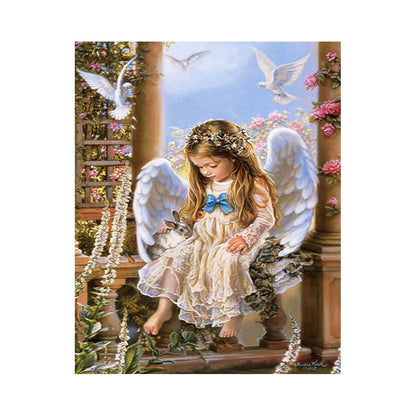 Little Angel in the Garden - 40x50 cm paint by numbers kit