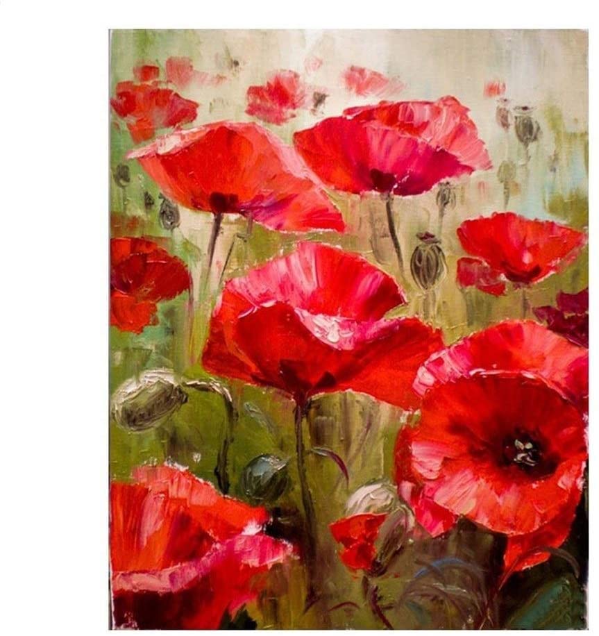 Vibrant Red Poppies - 40x50 cm paint by numbers kit