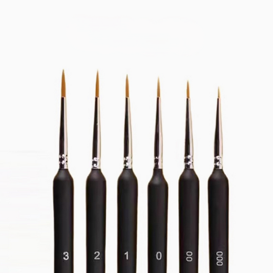 6-Pack Detail Liner Brushes