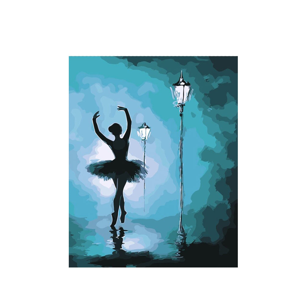 Ballerina in Blue Moonlight - 40x50 cm paint by numbers kit