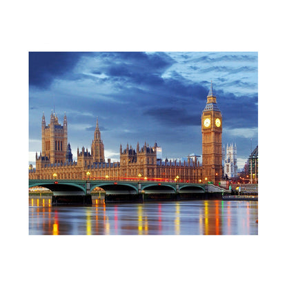 London Big Ben at Dusk - 40x50 cm paint by numbers kit