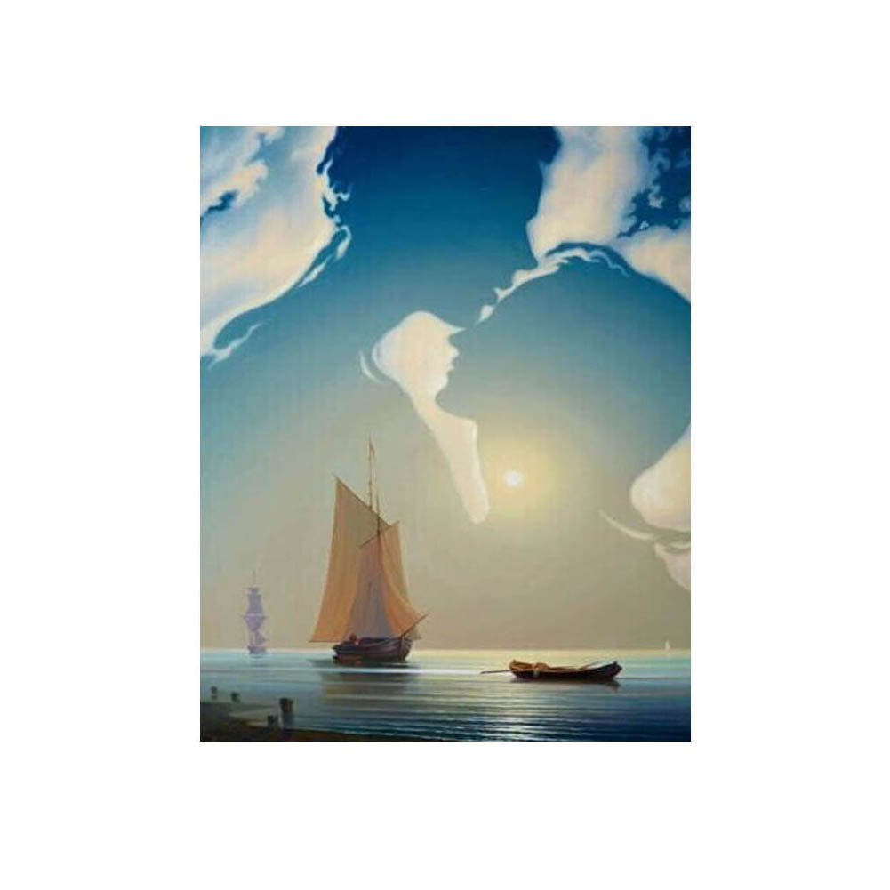 Lovers in the Clouds - 40x50 cm paint by numbers kit