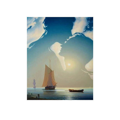 Lovers in the Clouds - 40x50 cm paint by numbers kit