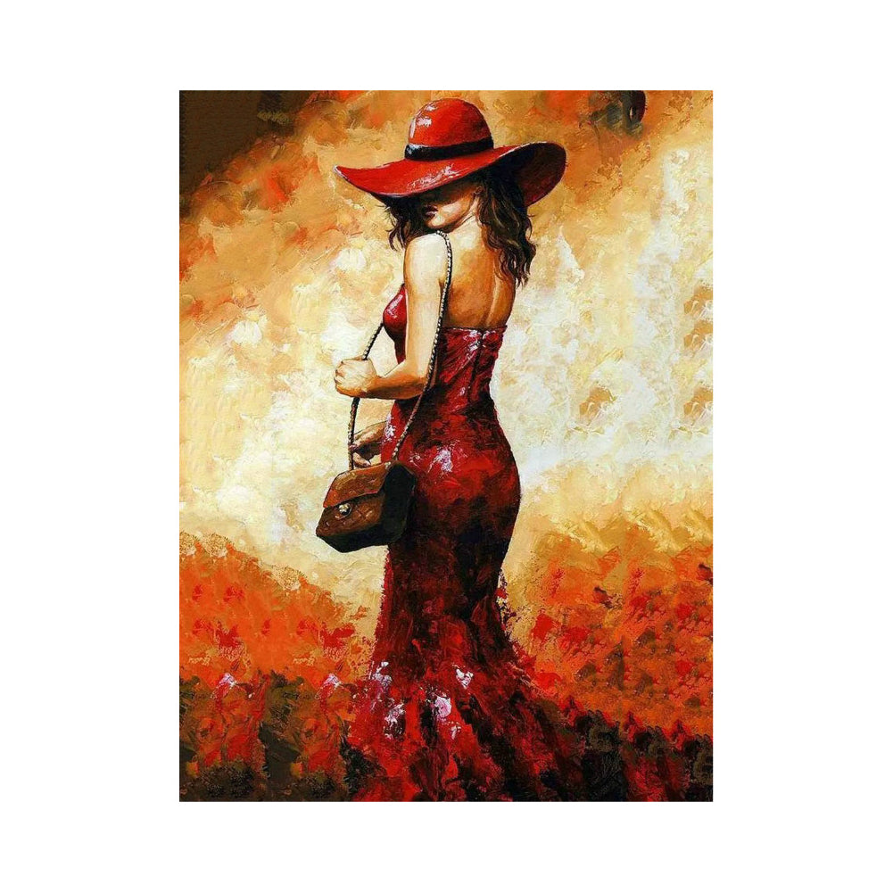 Kiss Beneath the White Umbrella - 40x50 cm paint by numbers kit