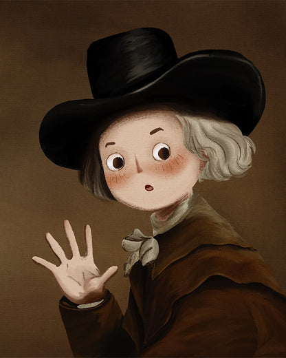 Curious Vintage Gentleman - 40x50 cm paint by numbers kit