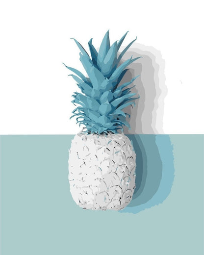 Cool Blue Pineapple - 40x50 cm paint by numbers kit