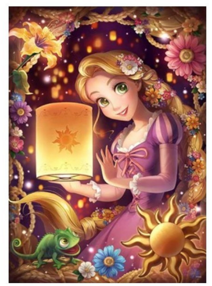 Lantern Princess Dream - 40x50 cm paint by numbers kit