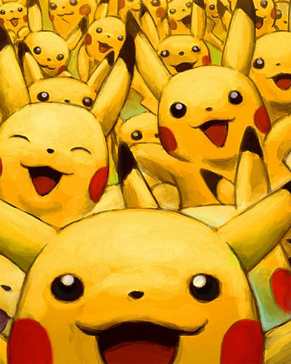 Joyful Yellow Friends - 40x50 cm paint by numbers kit