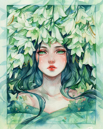 Lily Garden Spirit - 40x50 cm paint by numbers kit