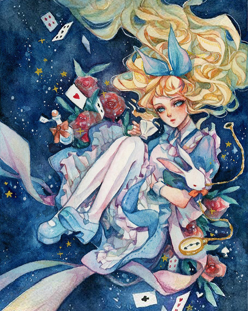 Midnight Wonderland Dreamer - 40x50 cm paint by numbers kit