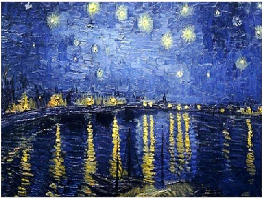 Starry Night Harbor - 40x50 cm paint by numbers kit