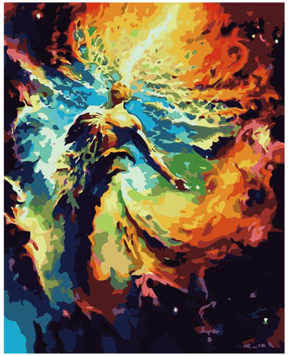 Elemental Warrior - 40x50 cm paint by numbers kit