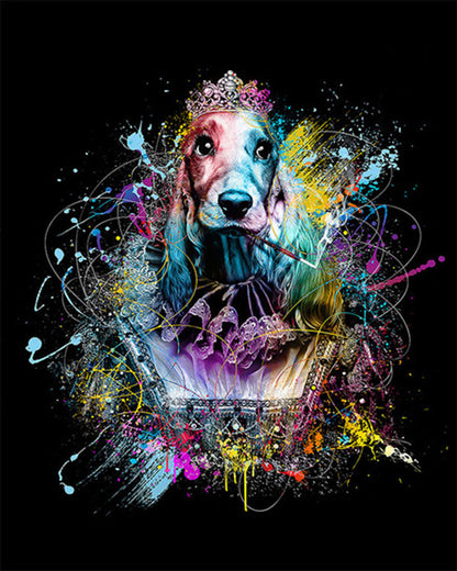 Royal Hound in Color - 40x50 cm paint by numbers kit