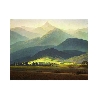 Sunlit Mountain Valley - 40x50 cm paint by numbers kit