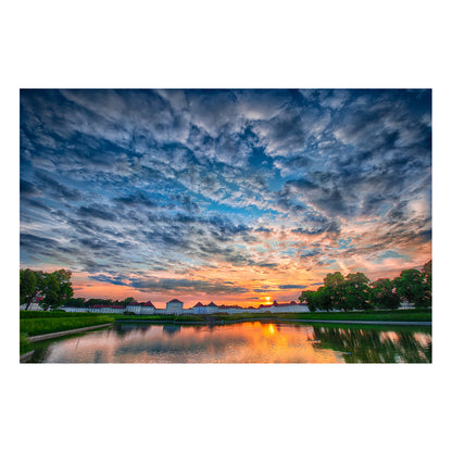 Dramatic Riverside Sunset - 40x50 cm paint by numbers kit