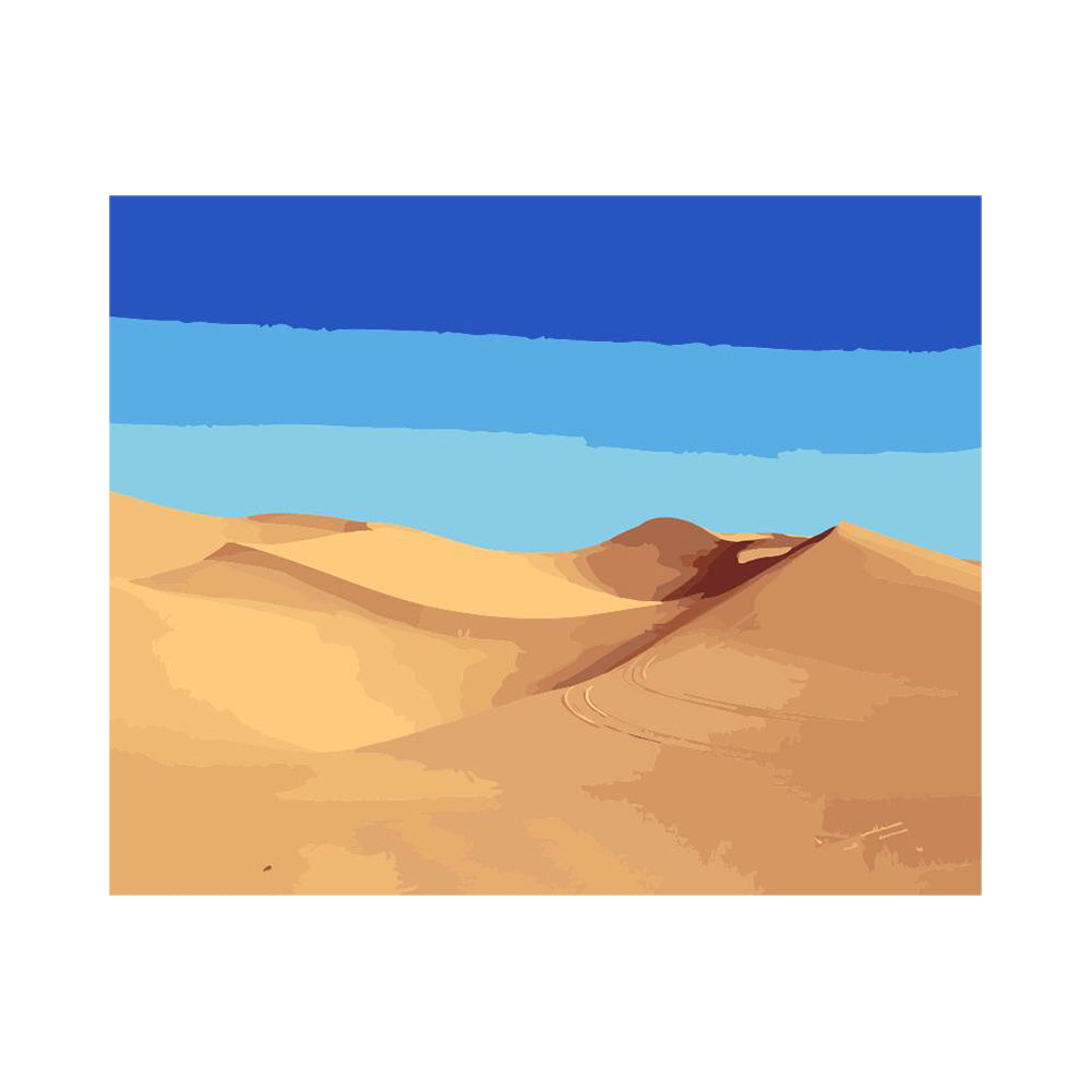 Blue Sky Desert Dunes - 40x50 cm paint by numbers kit