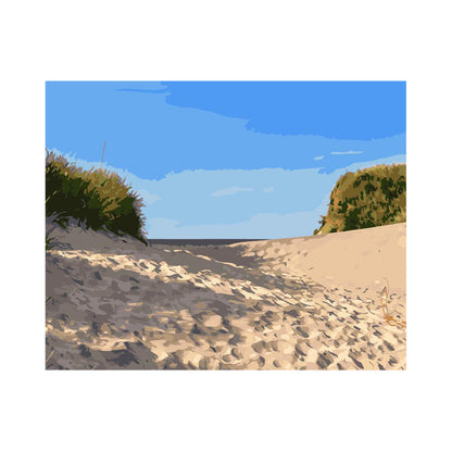 Sandy Path to the Sea - 40x50 cm paint by numbers kit