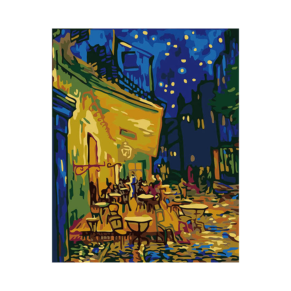 Starry Night Cafe Terrace - 40x50 cm paint by numbers kit