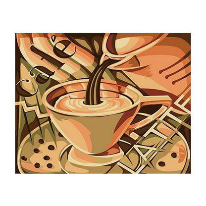 Coffeehouse Comfort - 40x50 cm paint by numbers kit